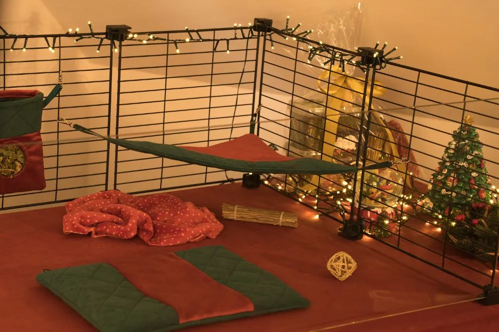 Legowisko narożne FLOP - kolekcja świąteczna 2025 1_christmas