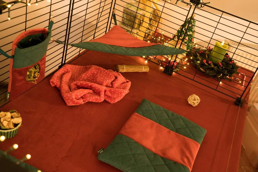 Legowisko narożne FLOP - kolekcja świąteczna 2025 2_christmas