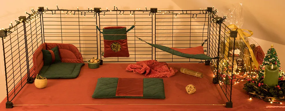 Legowisko narożne FLOP - świąteczne detale 3_christmas