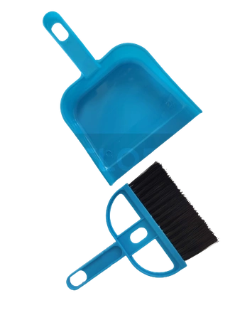 Miniaturowa szufelka ze zmiotką