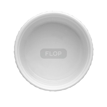 Biała miseczka dla jeża 100ml