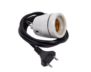Lampa wisząca do montażu źródła ciepła (emitera lub żarówki  grzewczej)