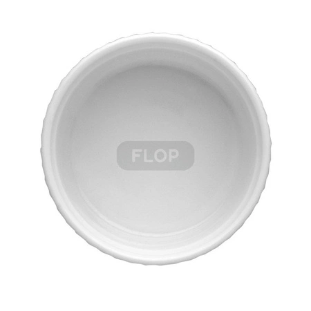 Biała miseczka dla jeża 100ml