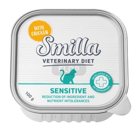 100g mokra karma dla jeża smilla sensitive z kurczaka