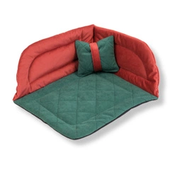 Świąteczne legowisko narożne  dla małych zwierząt 2025