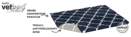Vetbed® Non-Slip L (100x150cm) - pandy na szarym tle