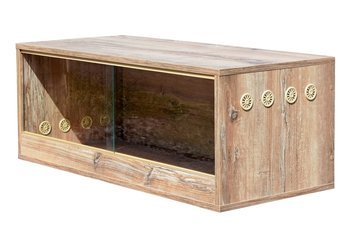 Terrarium dla jeża bez wyposażenia - drewno retro