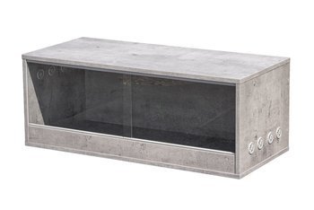 Terrarium dla jeża bez wyposażenia - jasny beton / beton millenium
